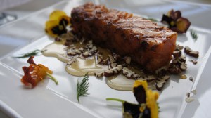 Abóbora ao mel e nozes pecan